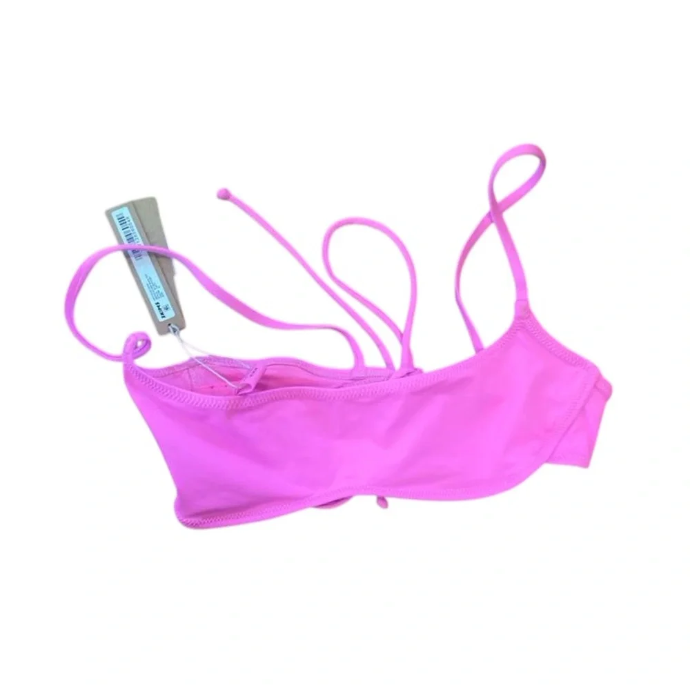 SKIMS Pink Strappy Bikini Top NEW WITH TAGS!